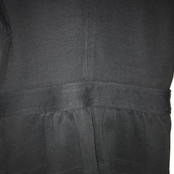 Ambition Black Six Front Buttons Blazer With Flare Sleeves - Picture 7 of 14